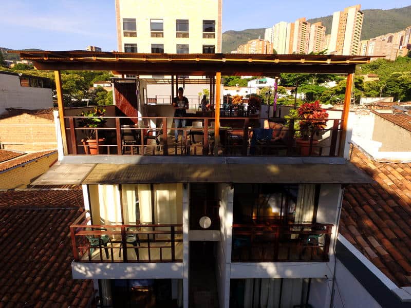 where to stay in Medellin - Casa Kiwi hostel