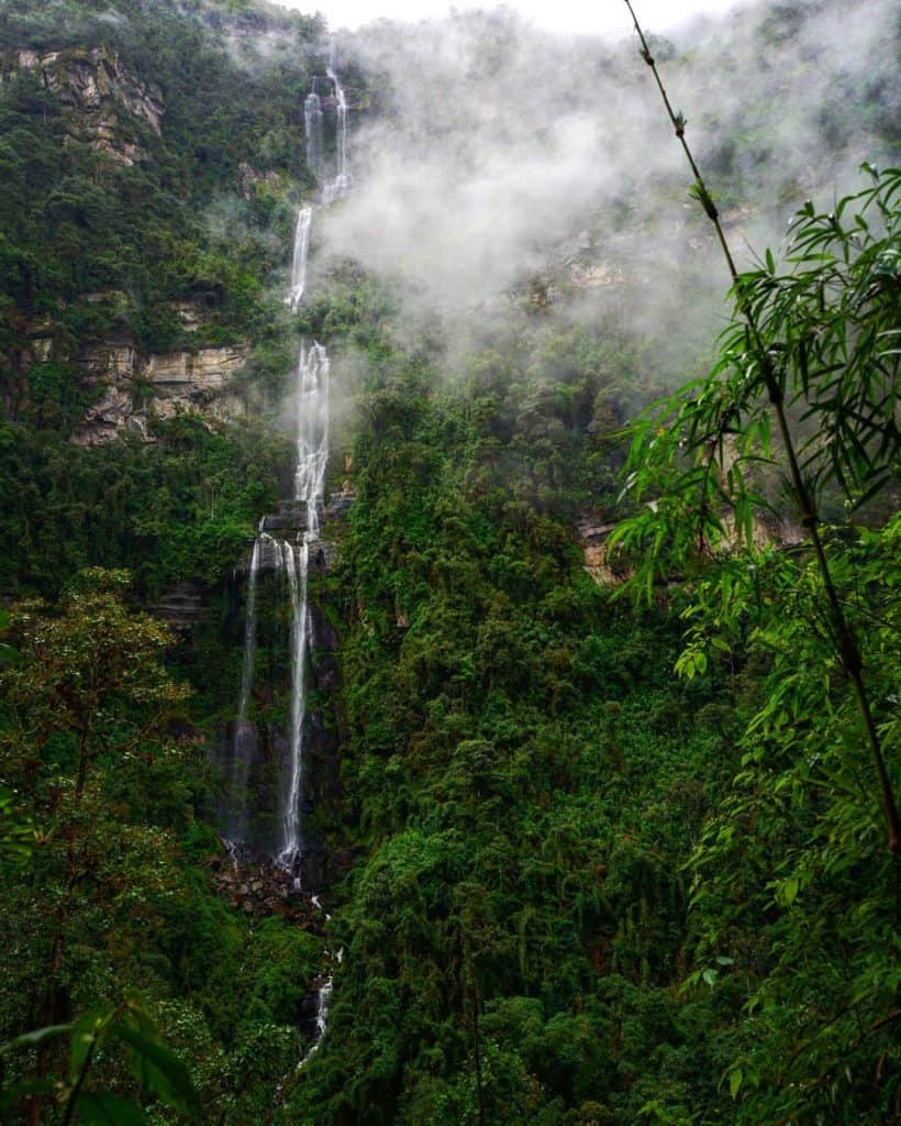 La Chorrera Waterfall day trips from Bogota
