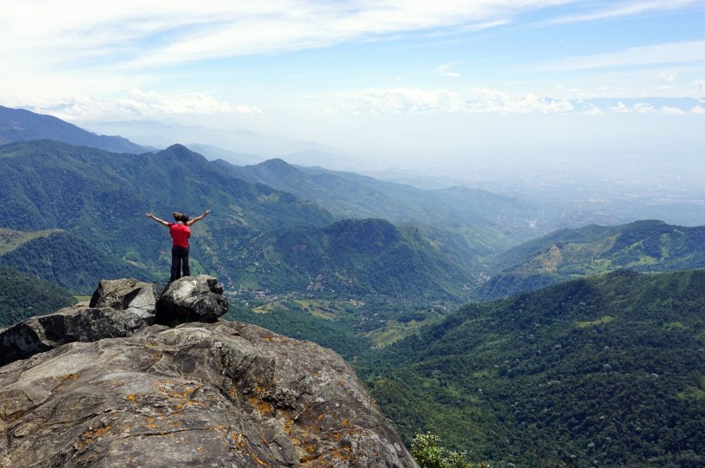 View from El Pico Loro in Pance, Cali | 3 weeks colombia itinerary