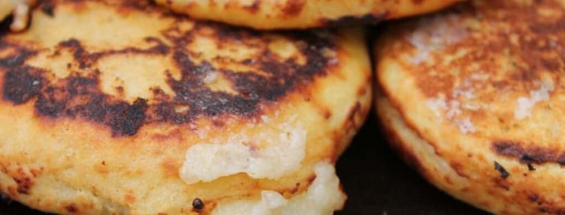 Arepas con queso
