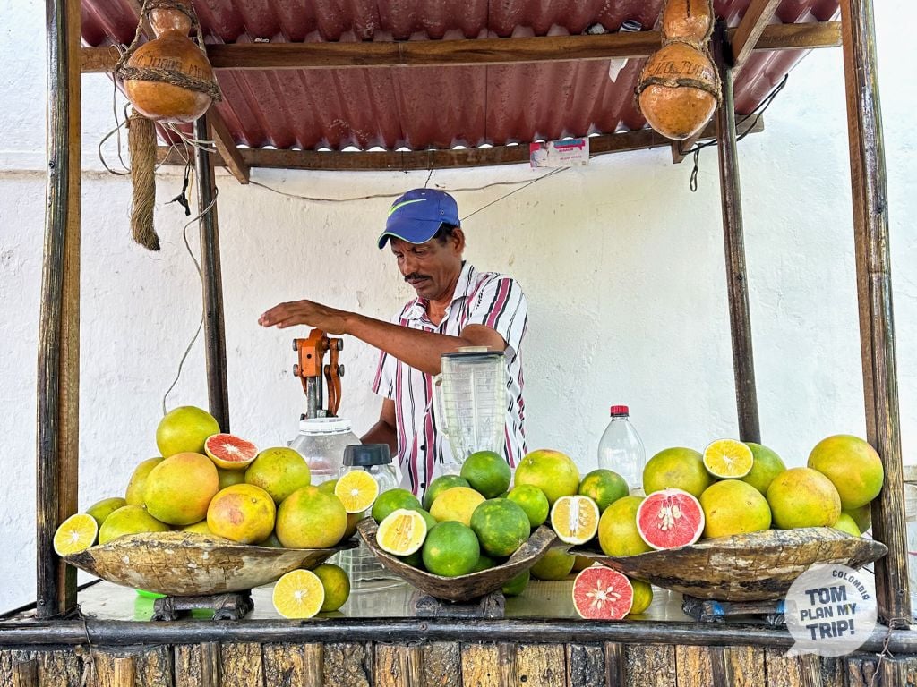 Fruit Juice Santa Cruz de Mompox - East Caribbean Coast Colombia - Local