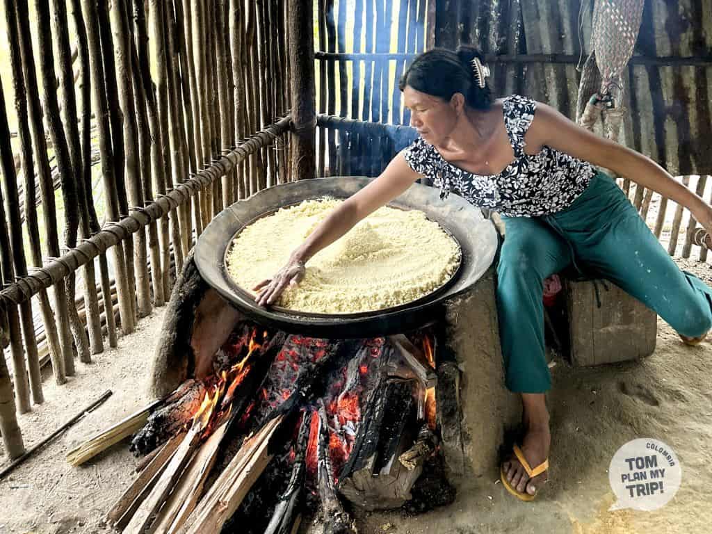 Native Casabe Yuca Workshop El Remanso Cerros de Mavecure Colombia - Amazon Gateway