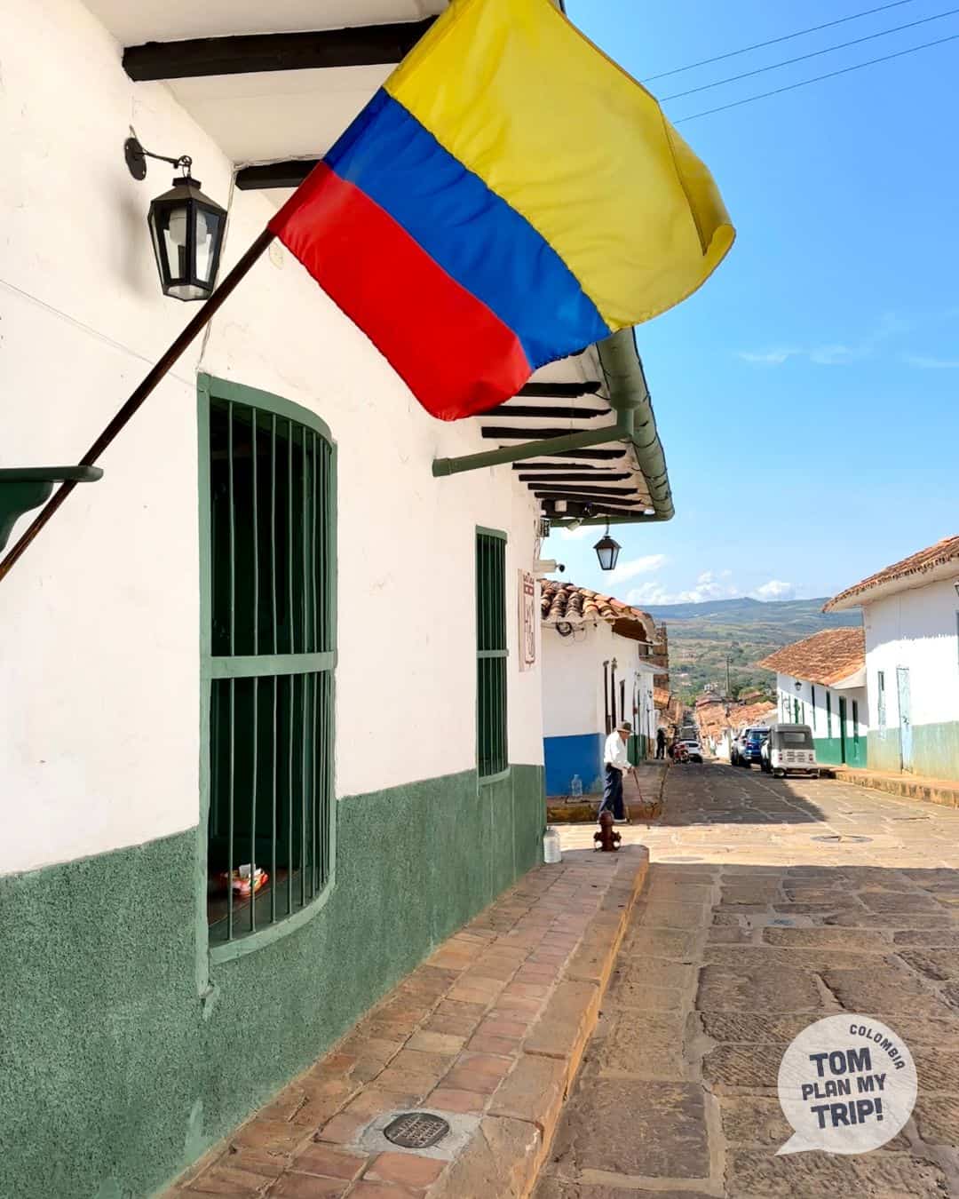 Barichara Santander Colombia - Flag Street (1)