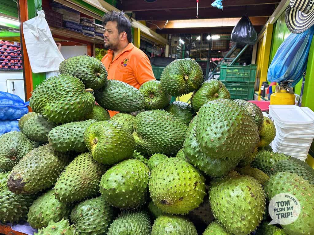 La Placita Market - Center Medellin - Antioquia Colombia - Fruit Guanabana - Medellin global tour