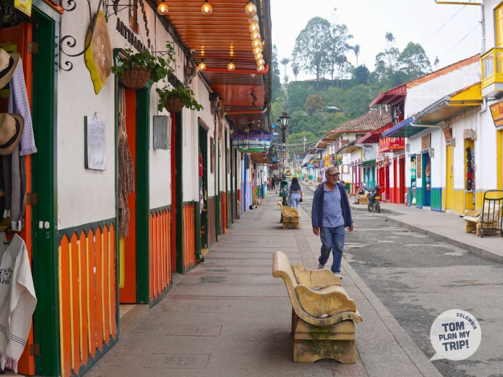 Calle Real Salento Town Zona Cafetera Colombia