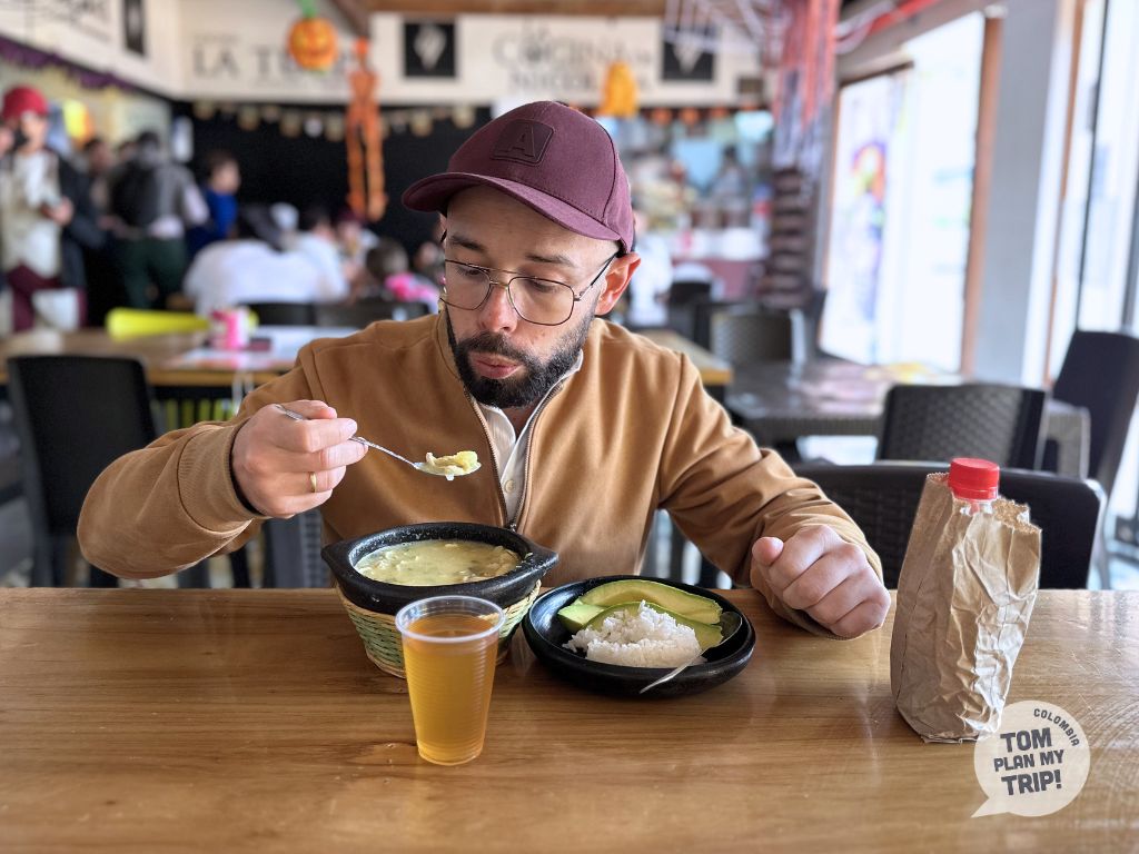 Ajiaco - Bogota - La Perseverancia Market - Tom Colombian Food