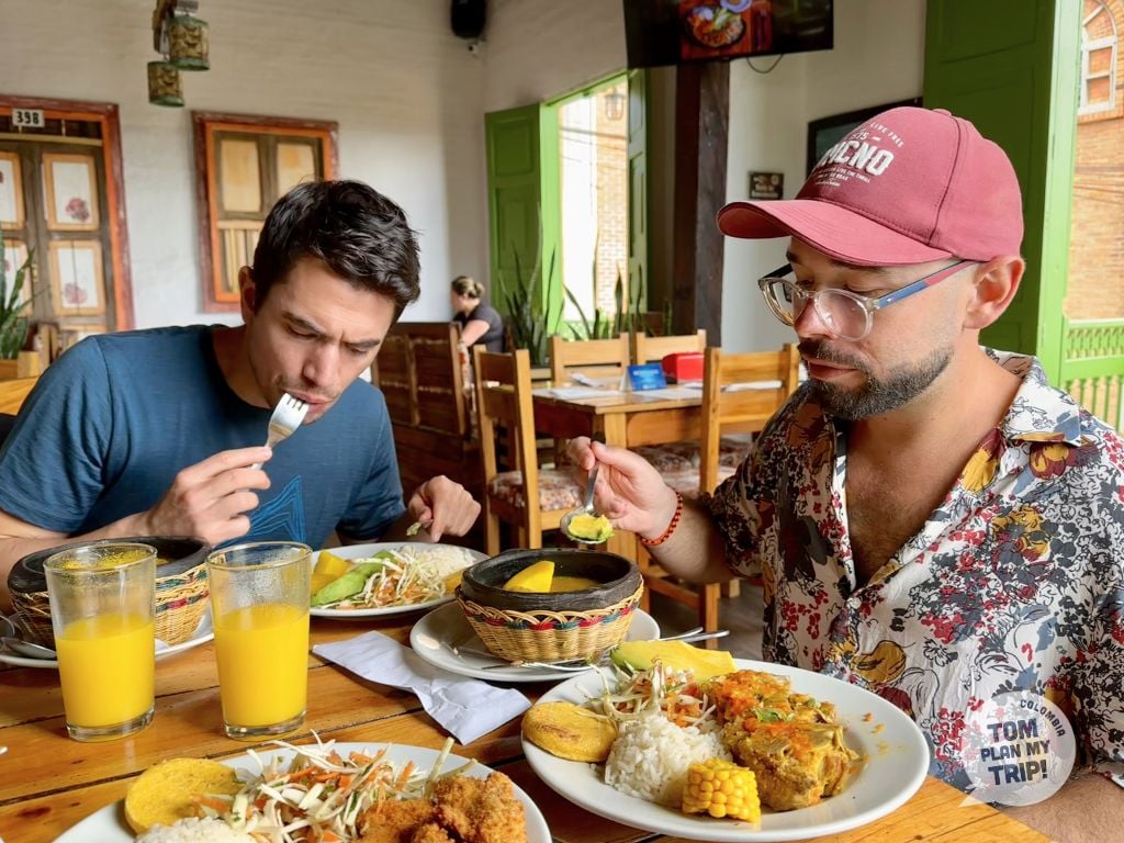 Menu del dia Jerico Antioquia La Gruta - Tom Adrien - Colombian Food